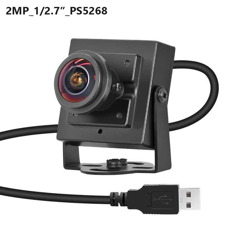 Câmera industrial USB PS5268 1080P, luz mínima 0,003Lux, WDR, sensor CMOS 2MP, visão noturna estelar, câmera miniatura
