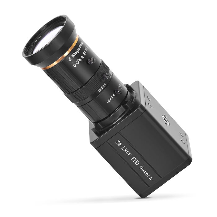 8MP 5-50mm 10x Zoom Camera 3840x2160 30fps Industrial Vision CMOS UVC SDK 4K USB Mini Camera