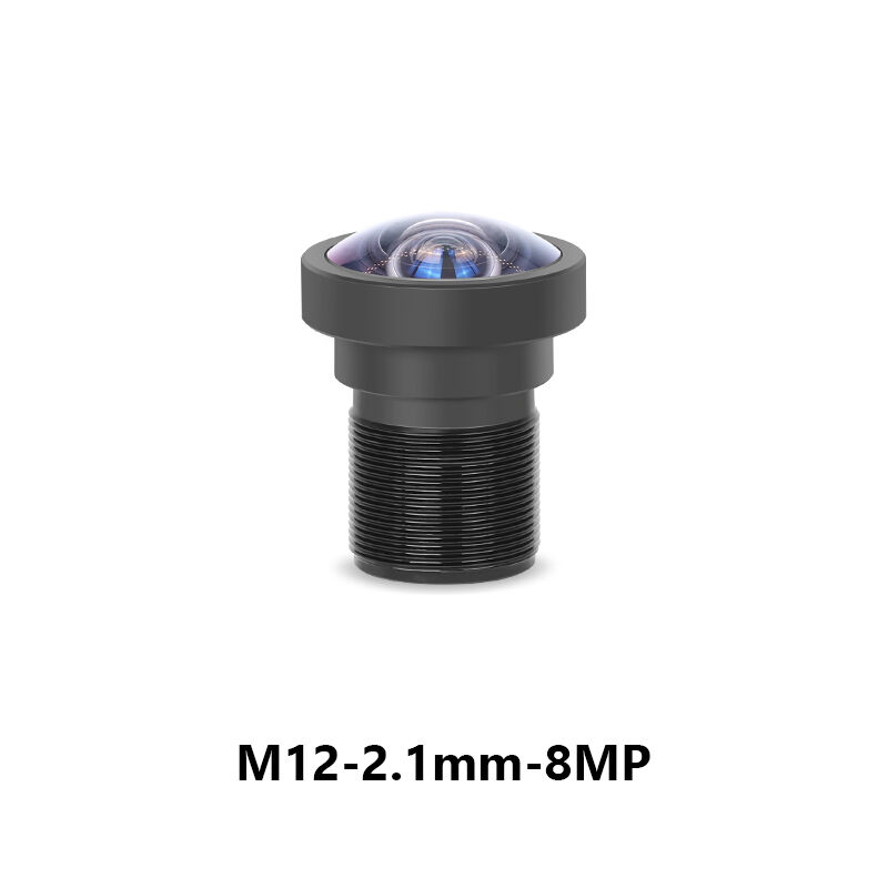 lente de Câmera 2,1mm F1,8 8MP 220° FOV Formato de Imagem 1/2,3" Montagem M12