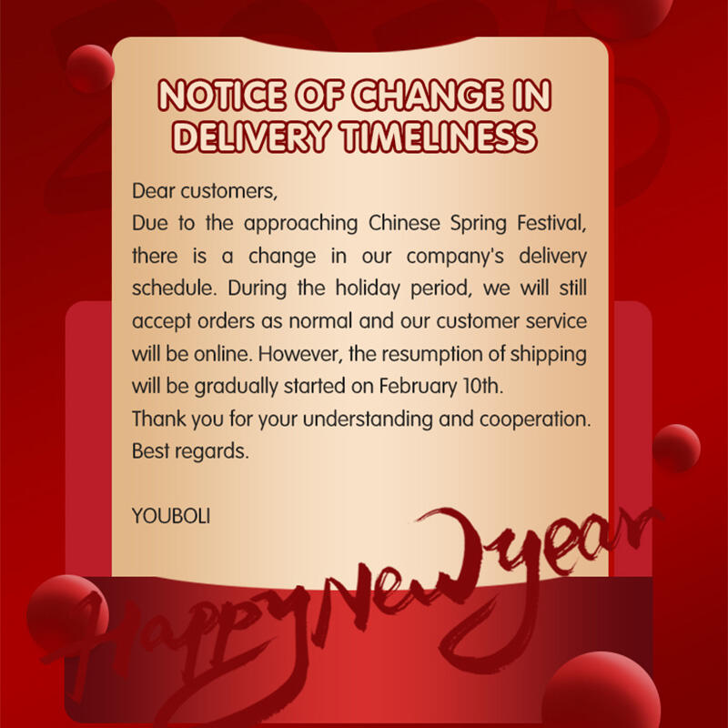 Notice of Change in Delivery Timeliness