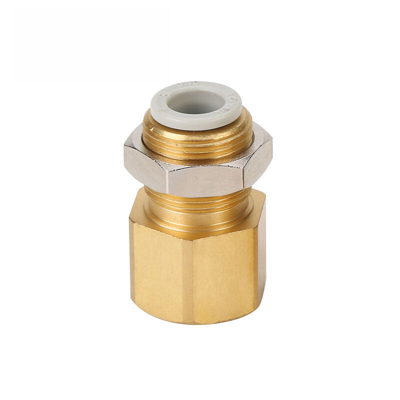 KQ Series Fittings-KQ2E Panel Mount Female Thread