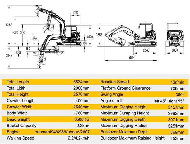 HT65 Excavator