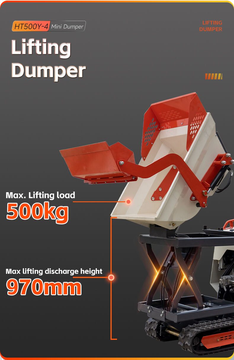 HT500Y-4 Lift Mini Dumper