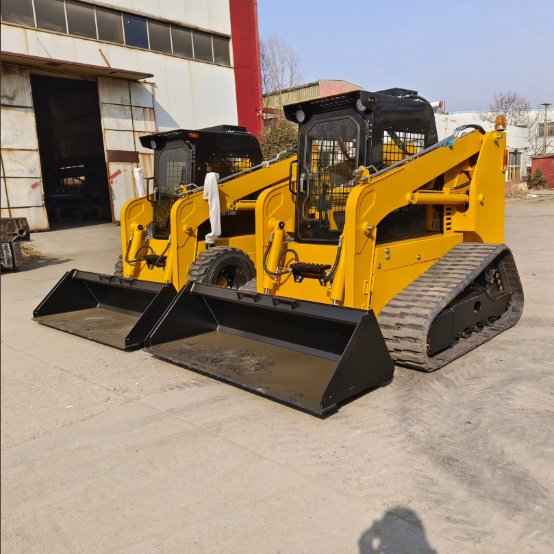 لودر چرخ لغزشی برای کشاورزی و باغداری.