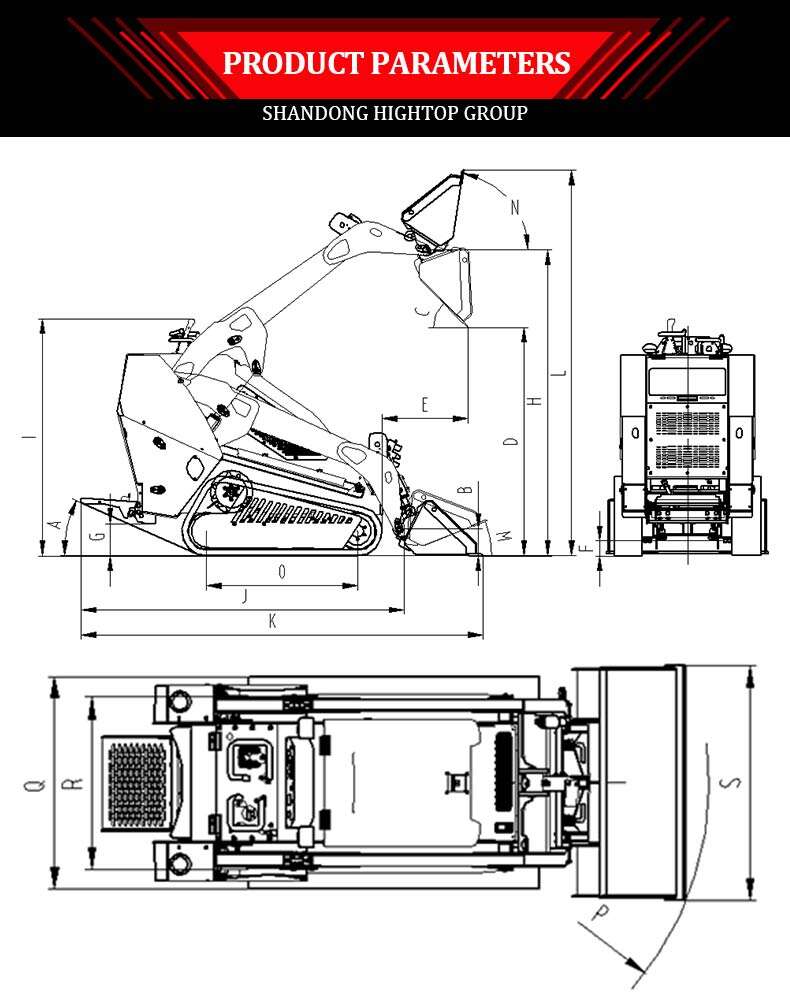 HT1000 skid steer loader