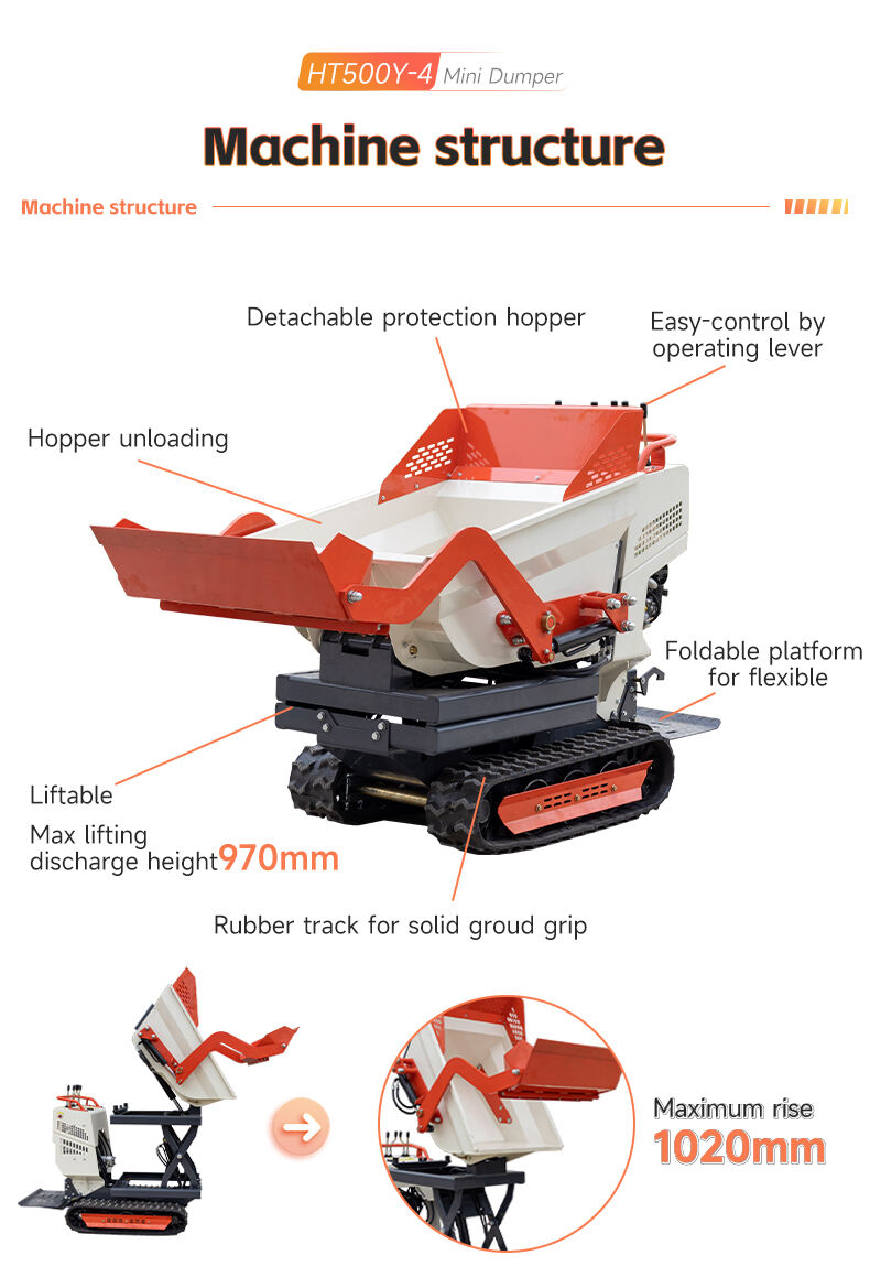 HT500Y-4 Lift Mini Dumper