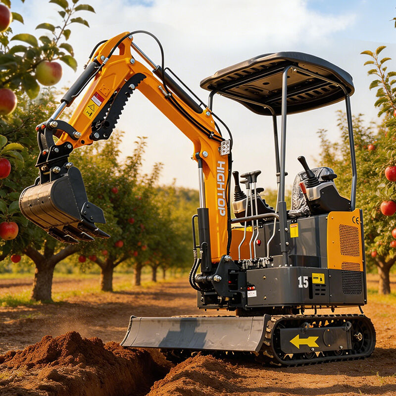 HT15 Mini Excavator – 1m Wide, Side Swing for Confined Spaces