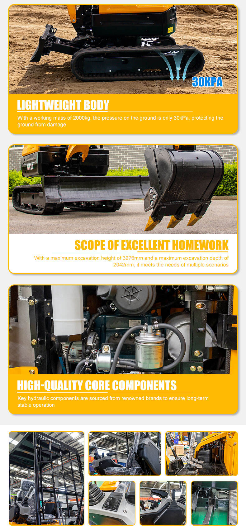 HT-20U Mini Excavator