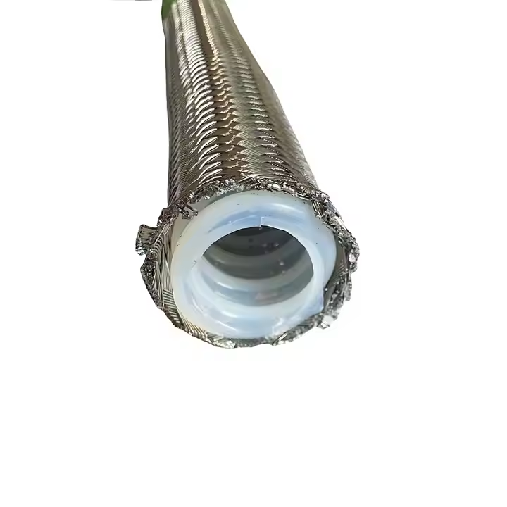 Stainless Steel Exhaust Flexible Pipe Bellows Flexible Corrugated Pipe Metal Hose Assembly Ptfe Lined Pipe Lined Flexible Hose