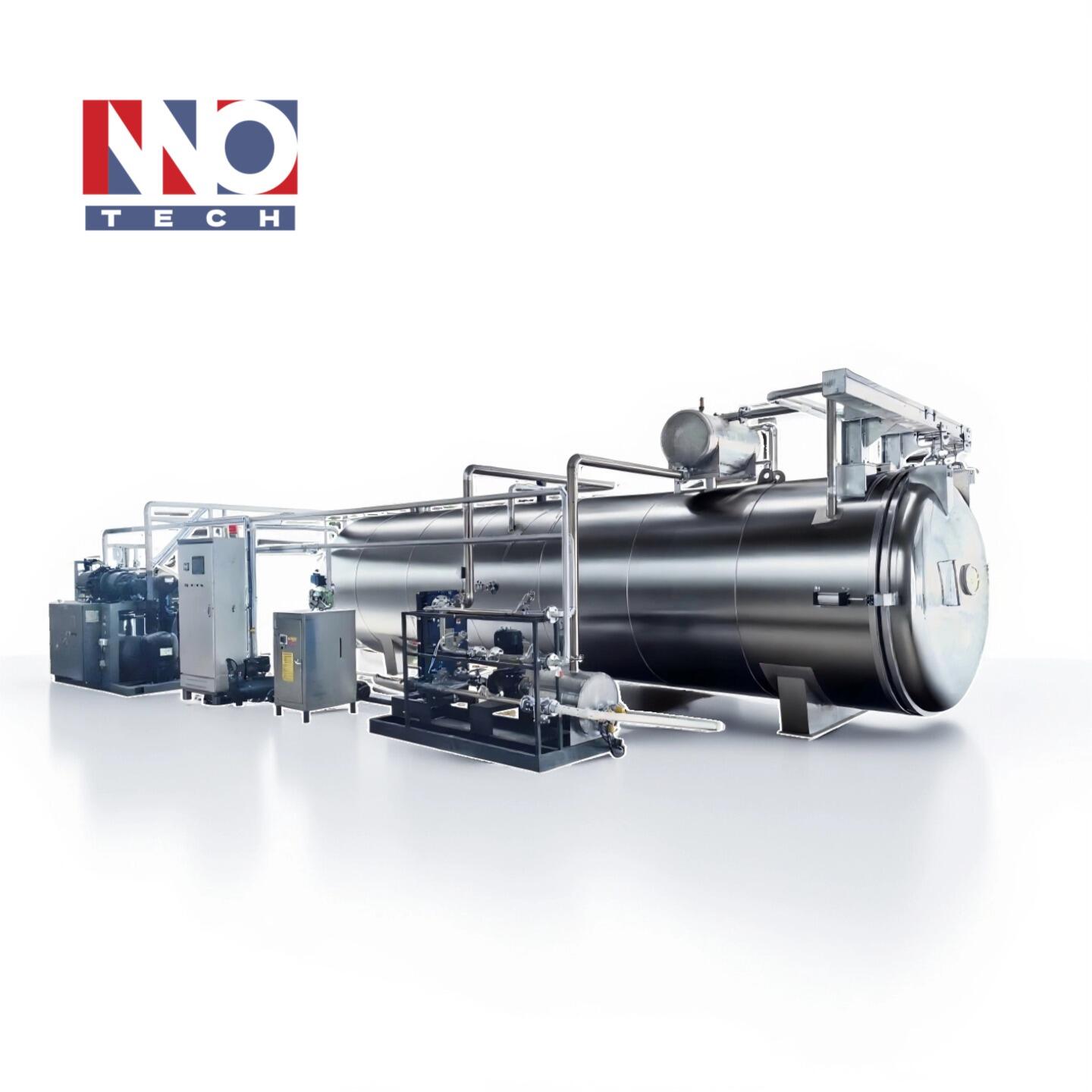 200㎡ Industrial Freeze Dryer Lyophilizer  -  3000kg/Batch, 304 SS Auto Touch Screen for fruit/Food/Seafood (FDA/CE)