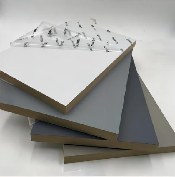 MDF phủ PET kích thước 1220*2440 mm, độ dày 9 mm và 18 mm, màng PET 0,2 mm bóng cao và mờ dành cho tủ
