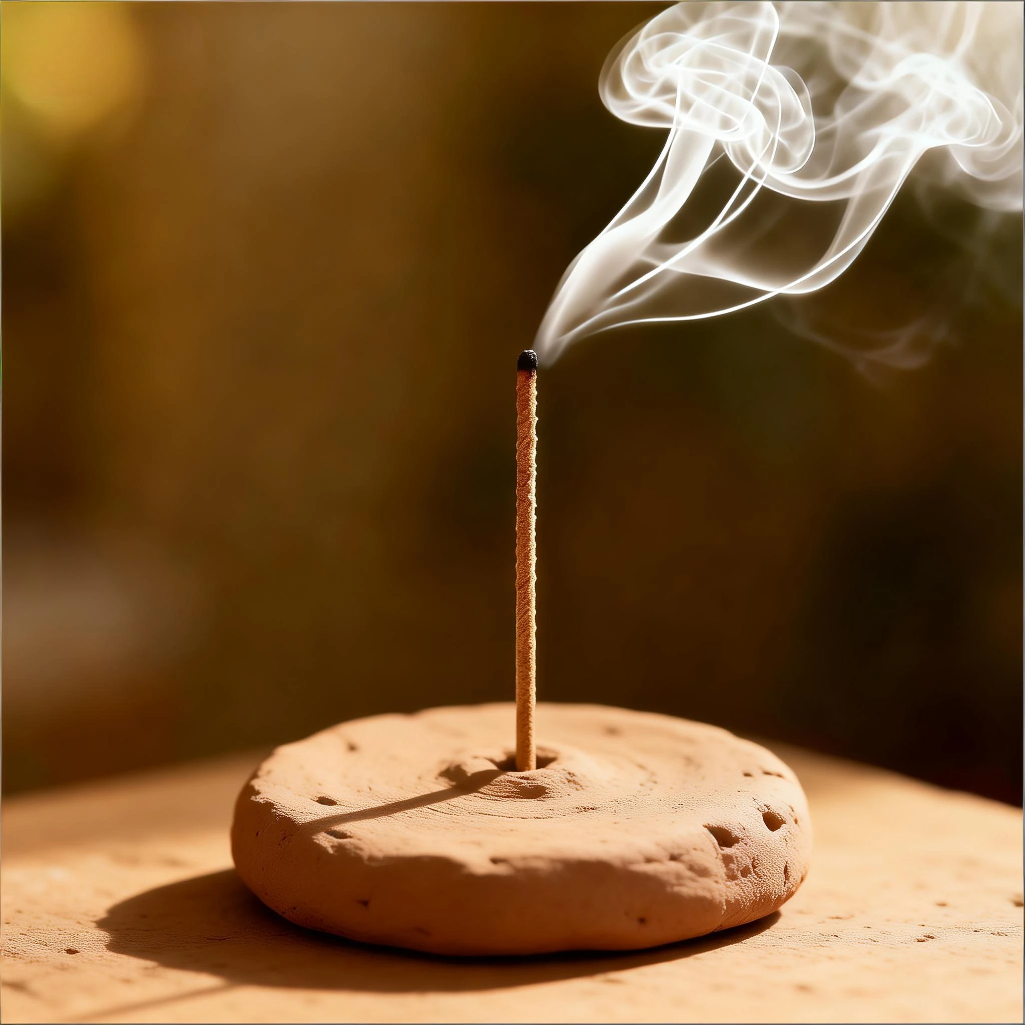 How to burn incense sticks without holder?