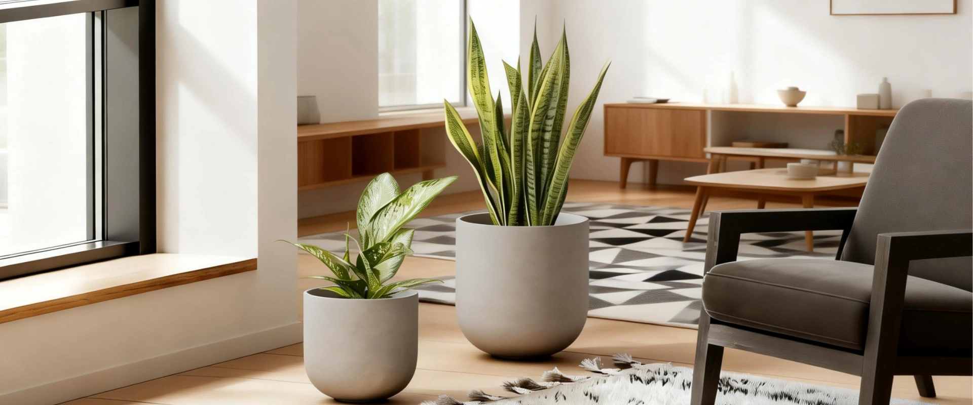 Concrete Flower Pots