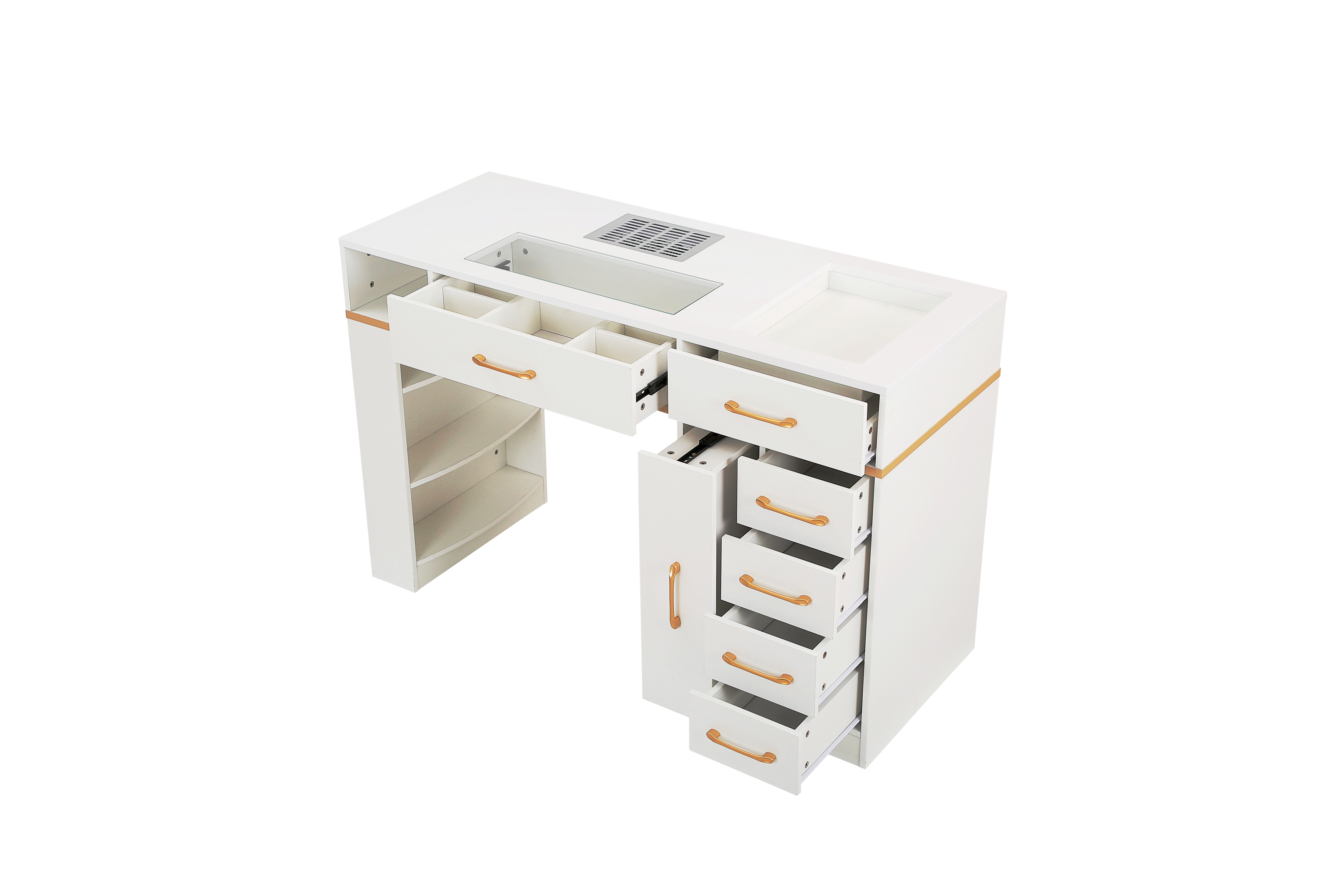 Mese premium pentru unghii cu sertare pentru profesioniști