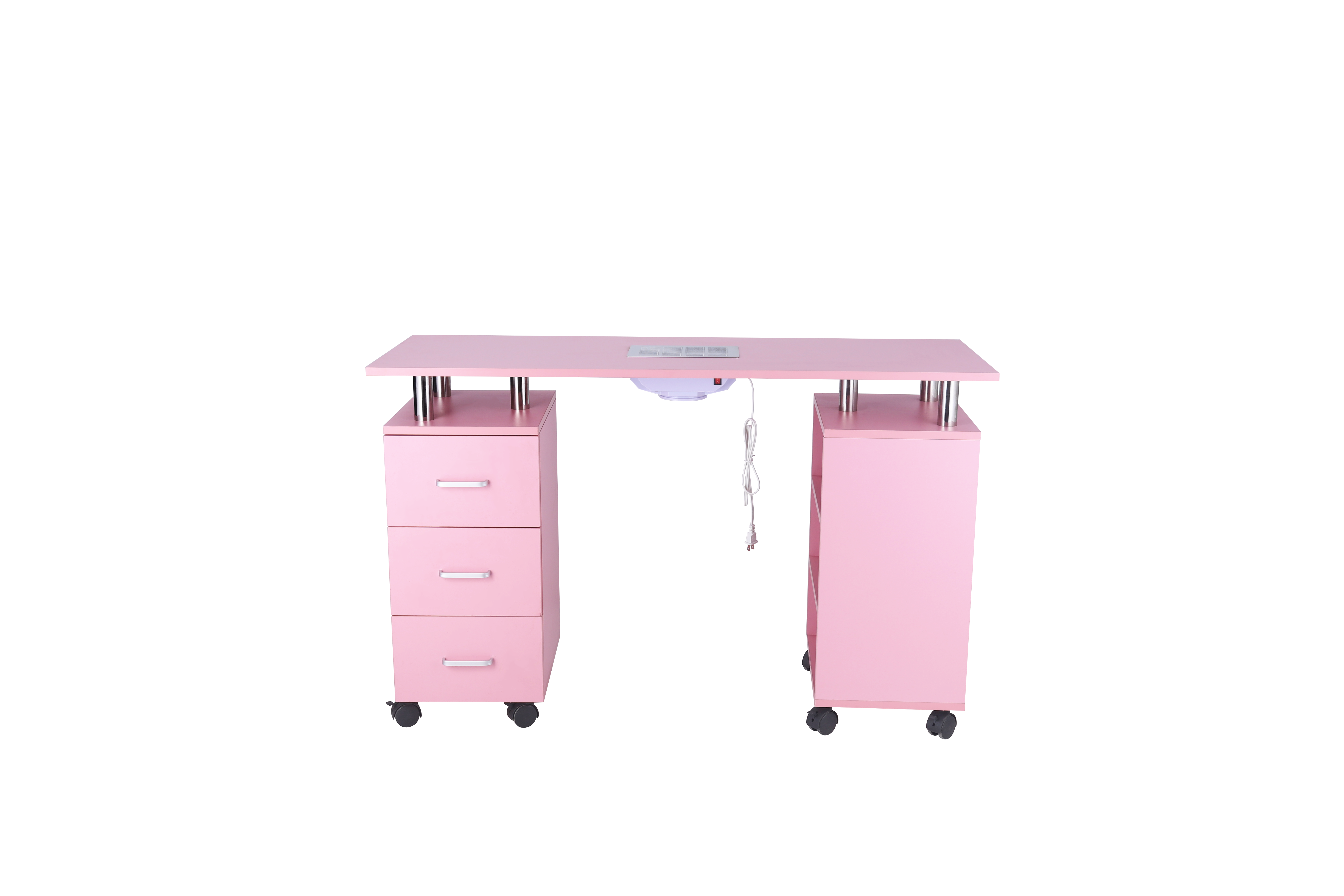 Oppdag den ultimate manikur-bordet med hjul for ditt salon