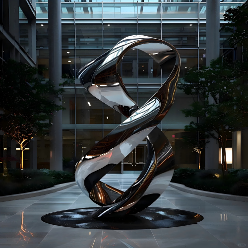 stainless steel sculpture