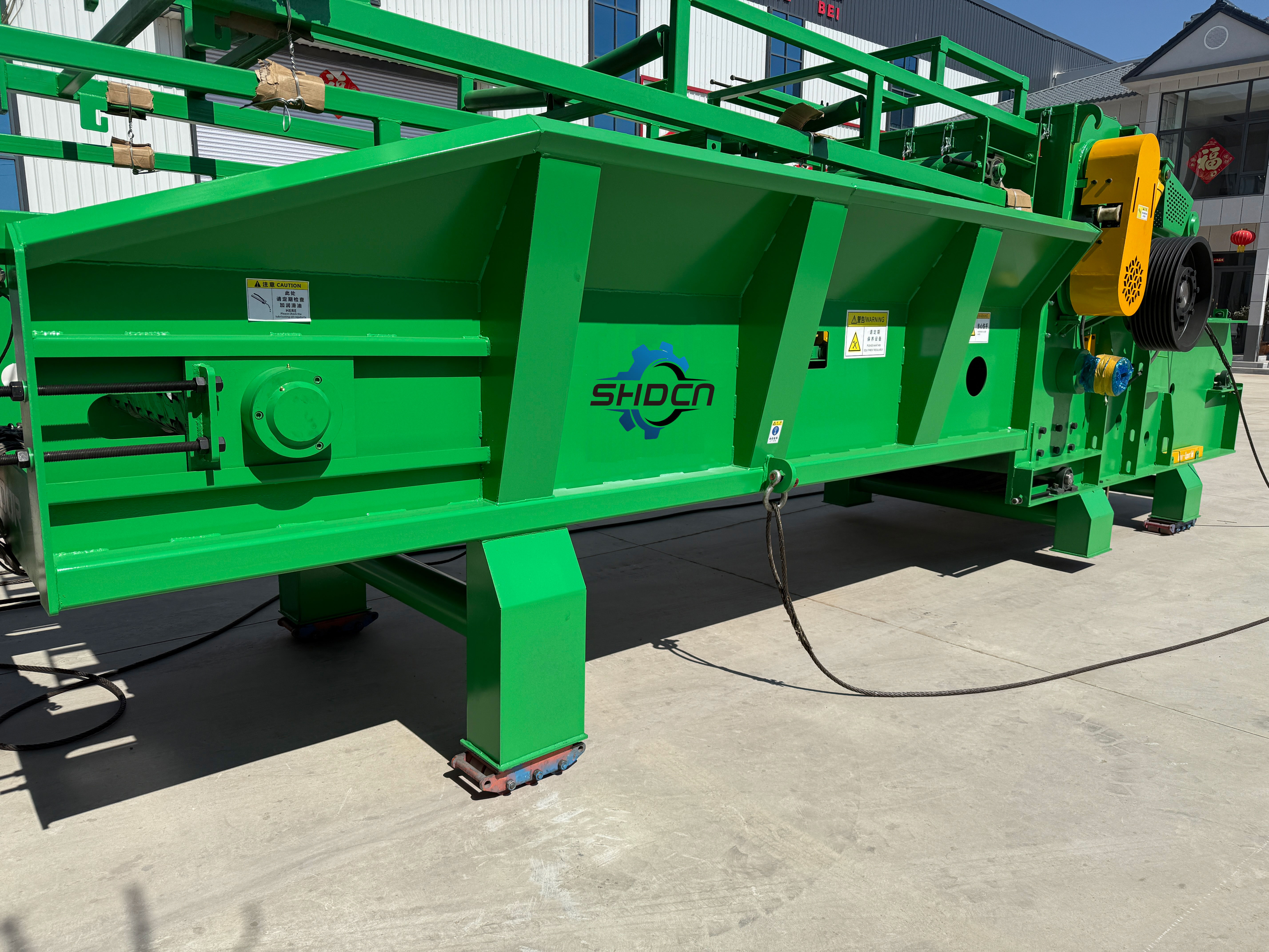 China's First Fully Hydraulic Wood Chipper | 30-80t/h Capacity