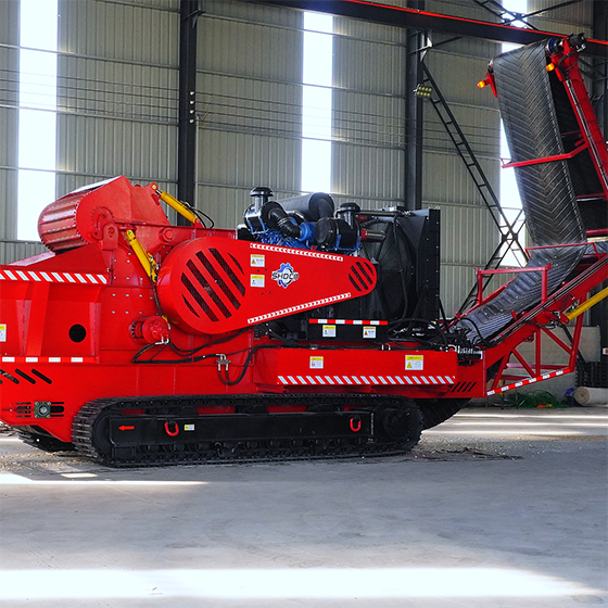 SHD wood chipper configuration and advantages