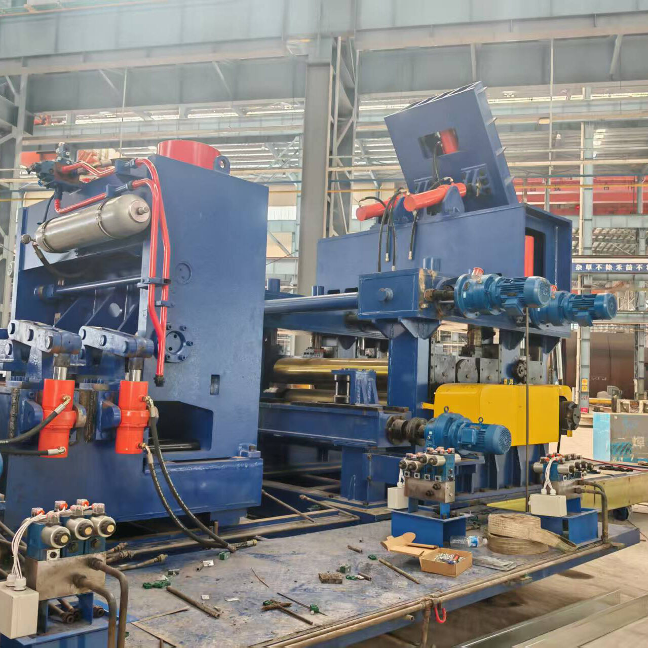 Progress Update2540 Spiral Pipe Machine Installation Approaches Completion! in jiangsu China
