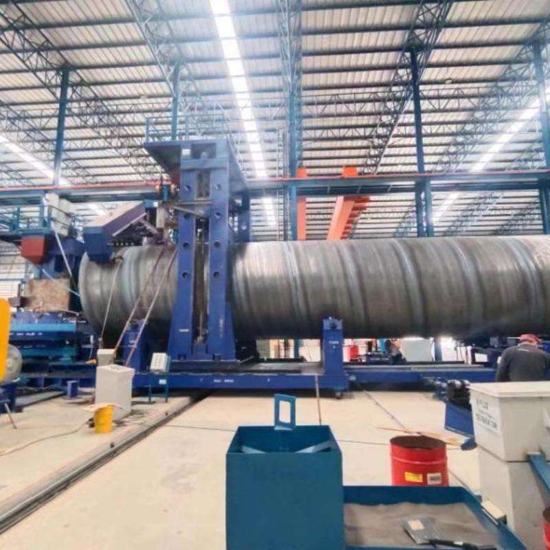 Large O.D. thin Wall Spiral Pipe Machine