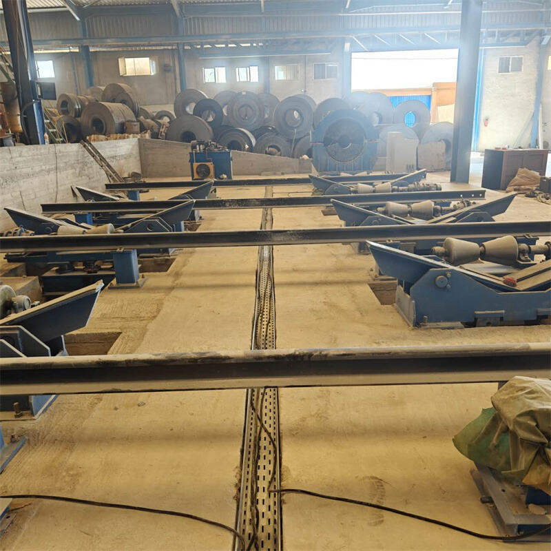 1220mm punching spiral pipe mill successfully making pipes in Morocco