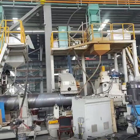 Full Capacity with Three Spiral Welded Pipe Machines Operating in Anhui,China