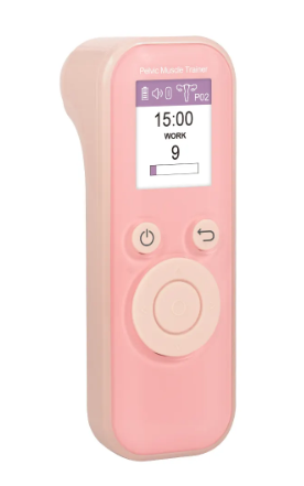 How do pelvic floor stimulators help in reducing symptoms of pelvic floor dysfunction?