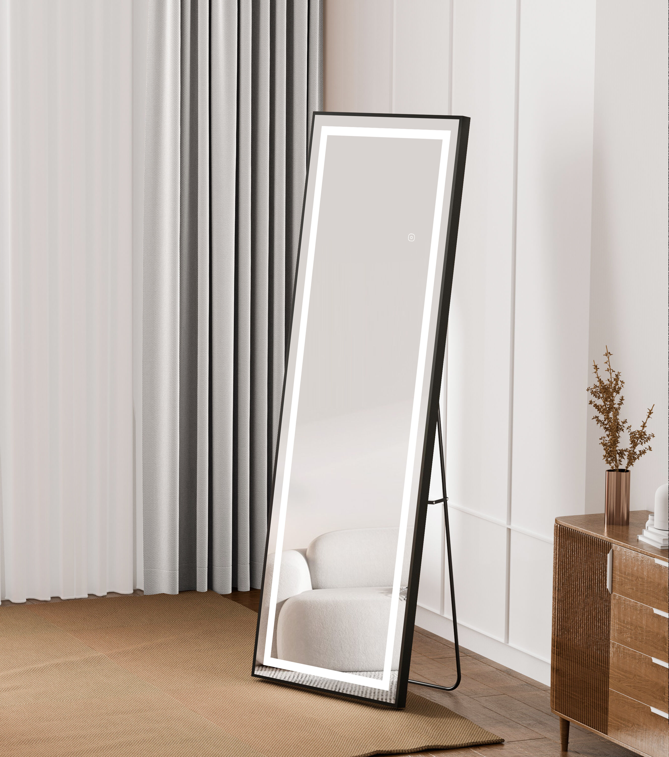 Why Are Mirror with Lights Essential for Precision Makeup Application?