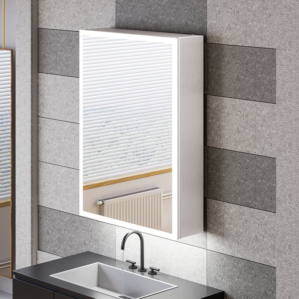 Which Bathroom Mirror and Cabinet Offer Anti-Fog Functionality?