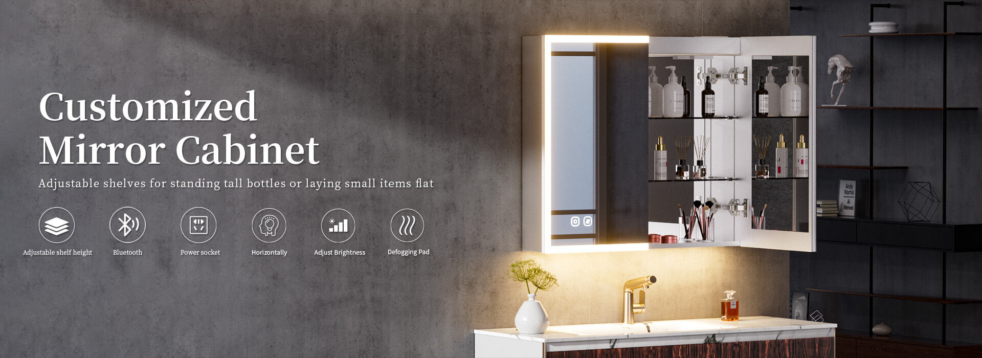 Smart led lustrzane szafy