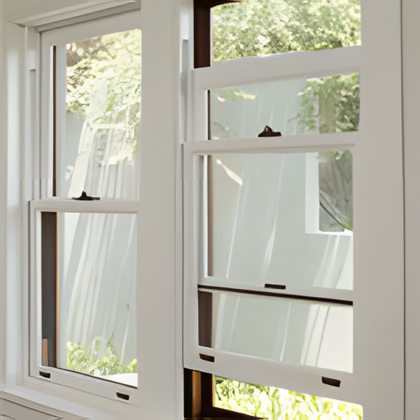Aluminum vertical sliding window