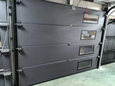 Texas hot sale 16x8 aluminum garage door tempered frosted combination automatic lift modern garage door factory