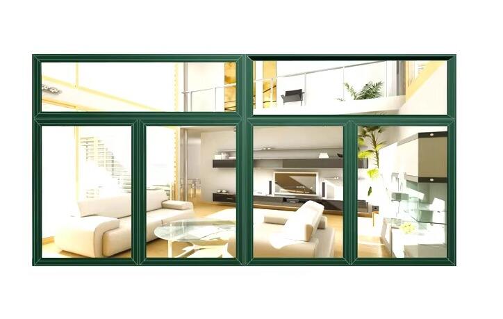 cheap price push out fire resistant aluminum with blind casement window217-2