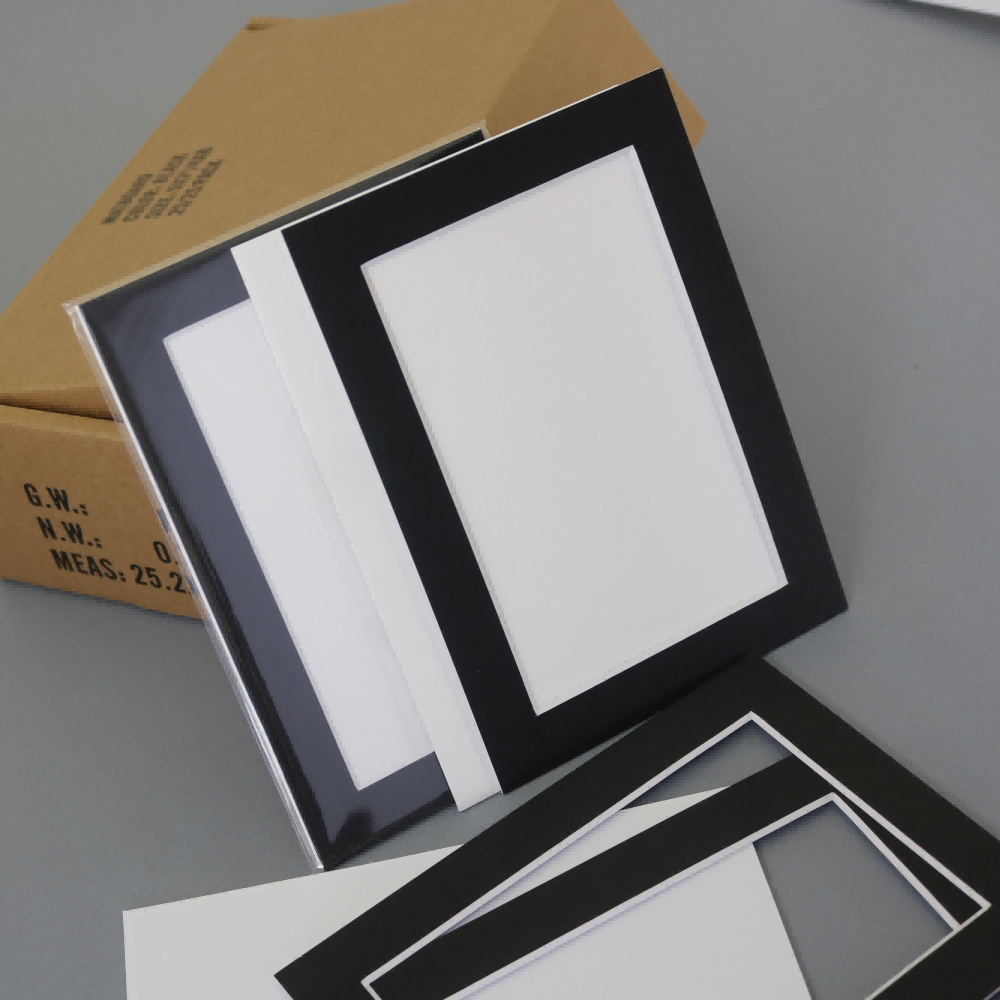 5x7 inch acid-free paper photo frame 25 Set, suitable for exhibitions/graduations/weddings