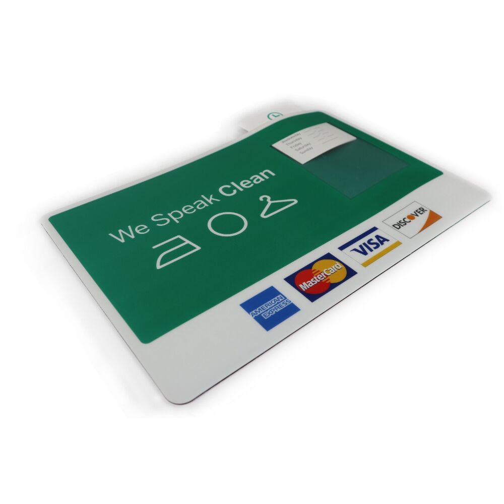 Custom Counter Mat with Logo Printing - Insertable Counter Display for ...