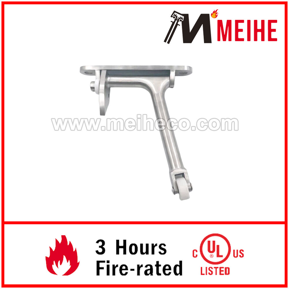 DC001 Heavy Duty Industrial Design Stainless Steel Gravity Door Coordinator Satin Finish 1-Year Warranty