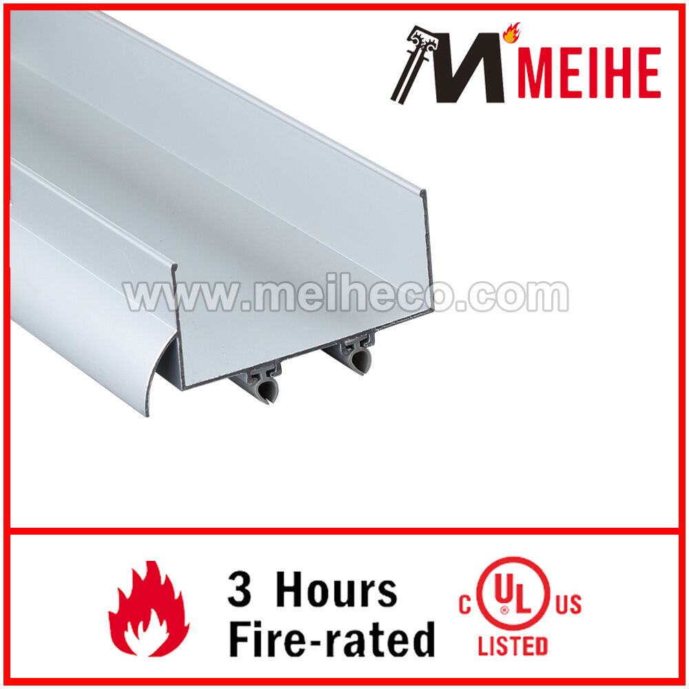 YDS110 Modern Design Aluminum Flat Anodized 'U' Shape Door Bottom Elevator Parts Brush Flat Anodized Finish 'U' Shape Door Shoes