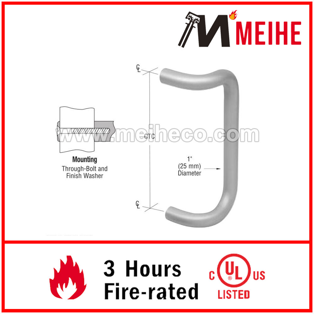 PH174 Aluminum Solid Offset Pull Handles