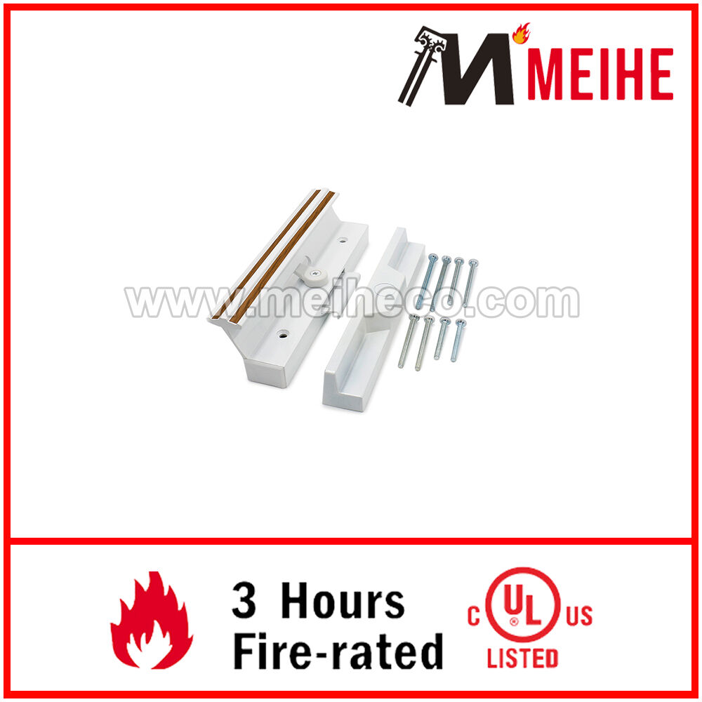 C 1111 Modern White Extruded Inside & Diecast Outside Patio Door Mortise Style Handle for Hotels