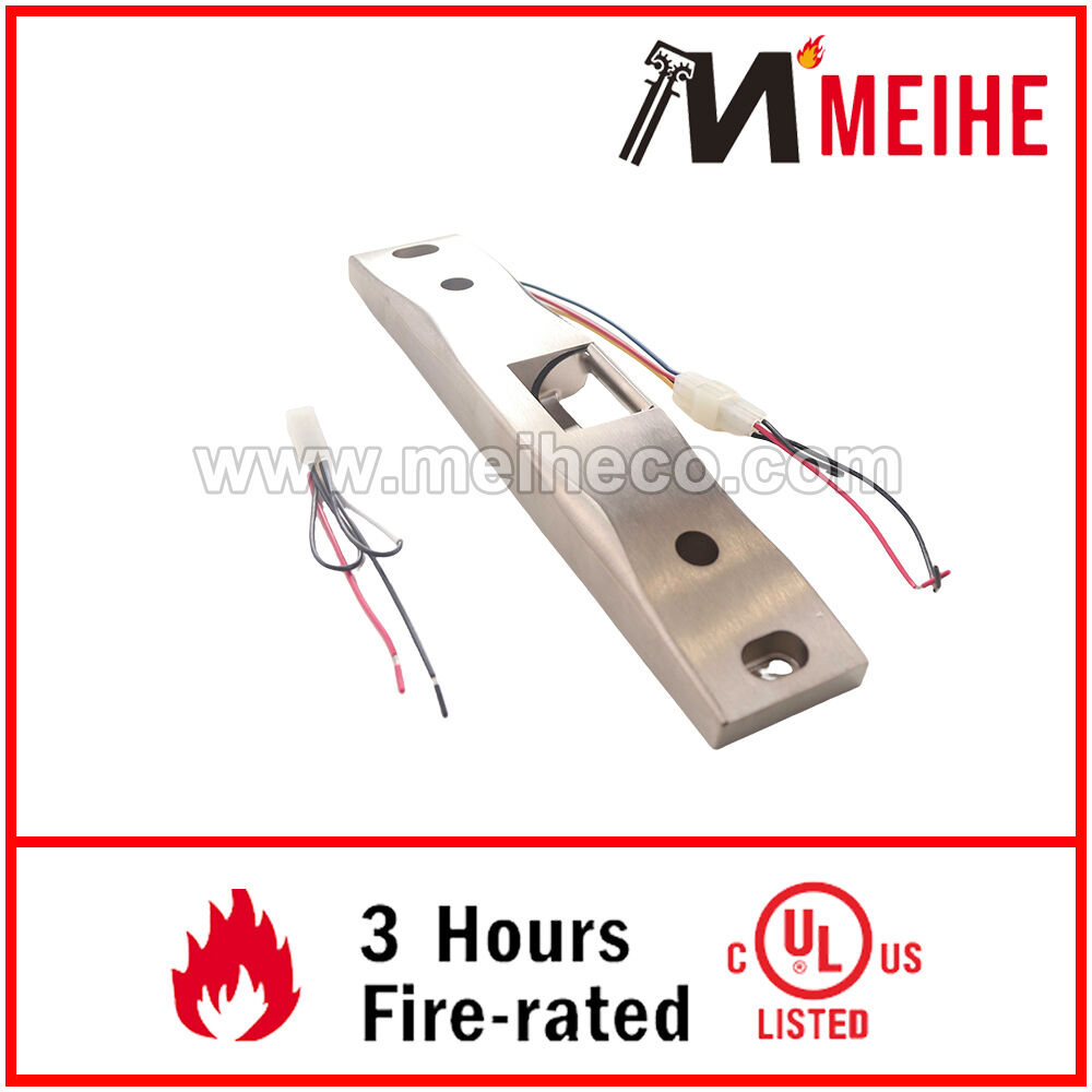 ES006 Satin Stainless Steel Surface Mounted Electric Strike for Rim Exit Device Lock Cylinders