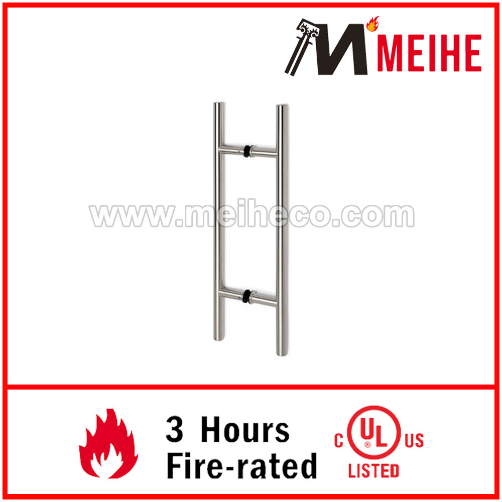 YTCT Series Modern Design Pull Handle Stainless Steel Glass with Undercut Accent Rings for Hotels