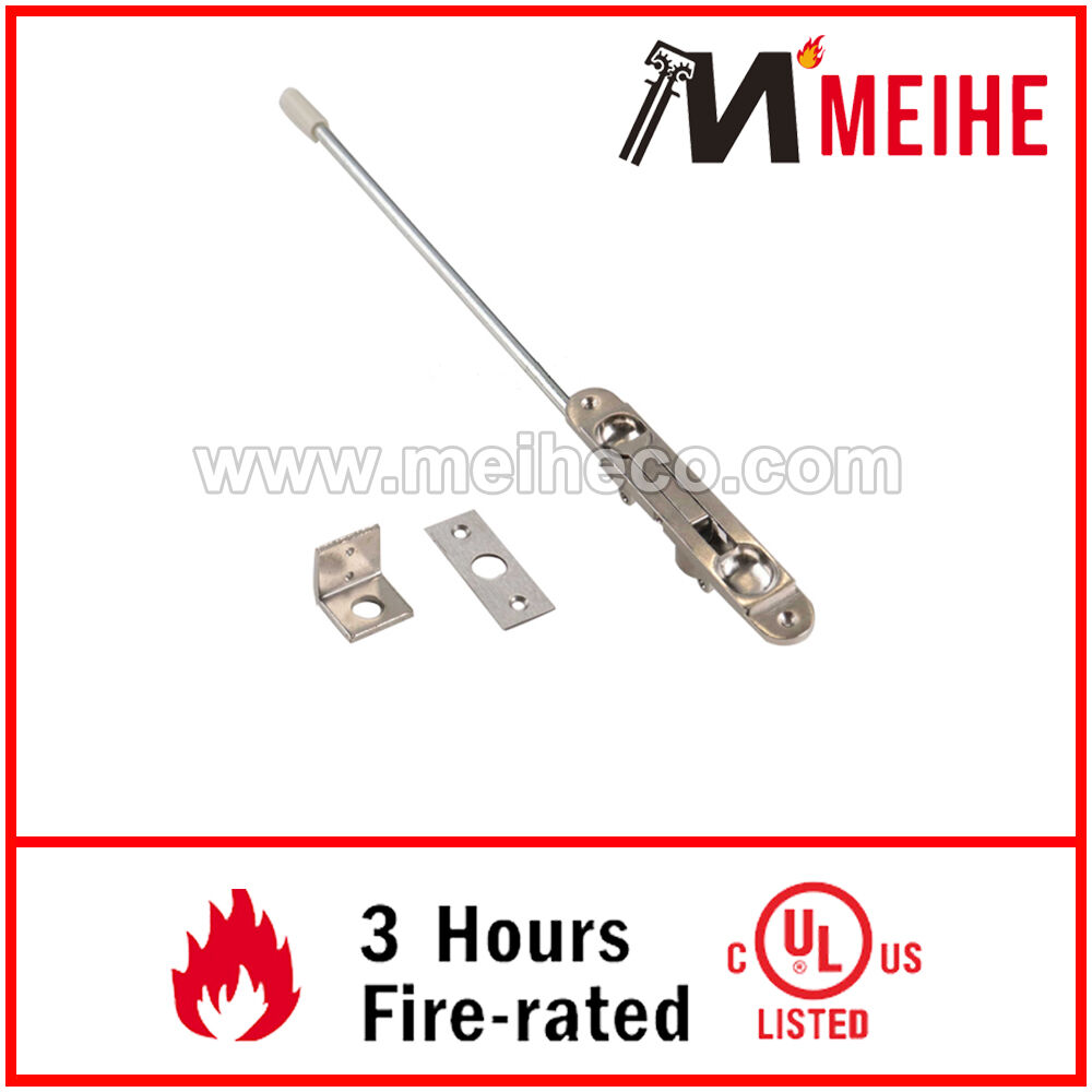 Meihe MFB003 Manual Durable Security Aluminum Alloy Flush Bolt Clear Anodized Finish Modern Design Easy Installation for Doors