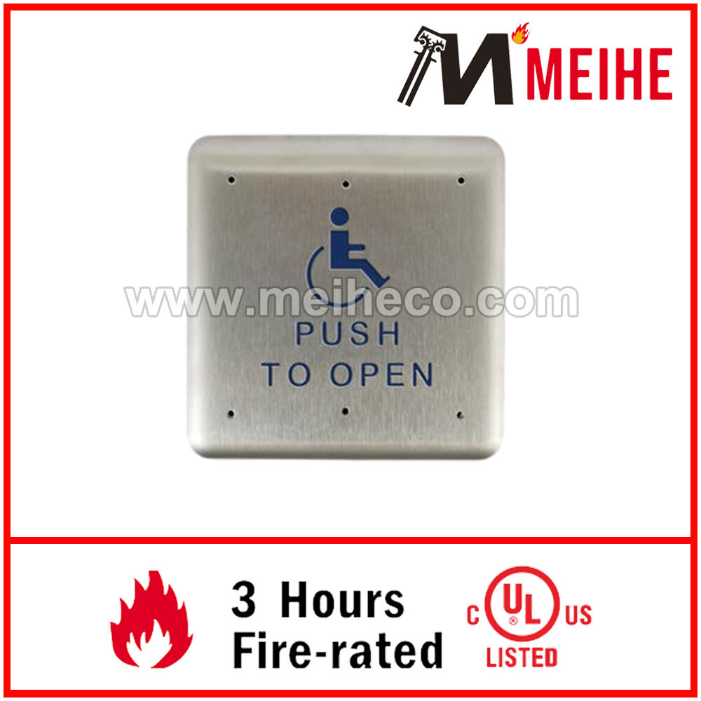 Modern Design 4.75 Inch Square Stainless Steel Door Push Plate 10PBS Hardware China ISO9001 Certified Easy Installation