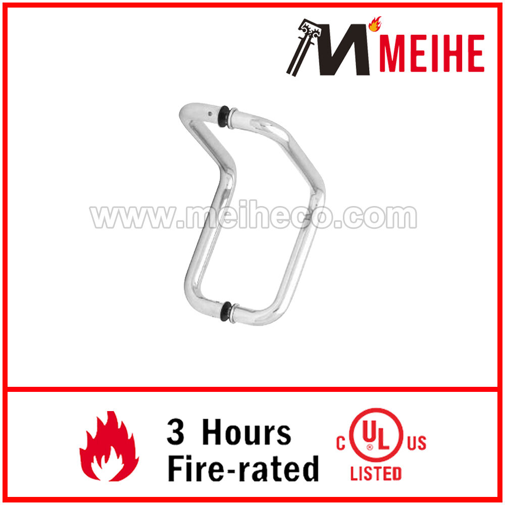 YTCV Modern Style Glass Mounted Elbow Pull Handle Stainless Steel for Hotel Application Low Price Series