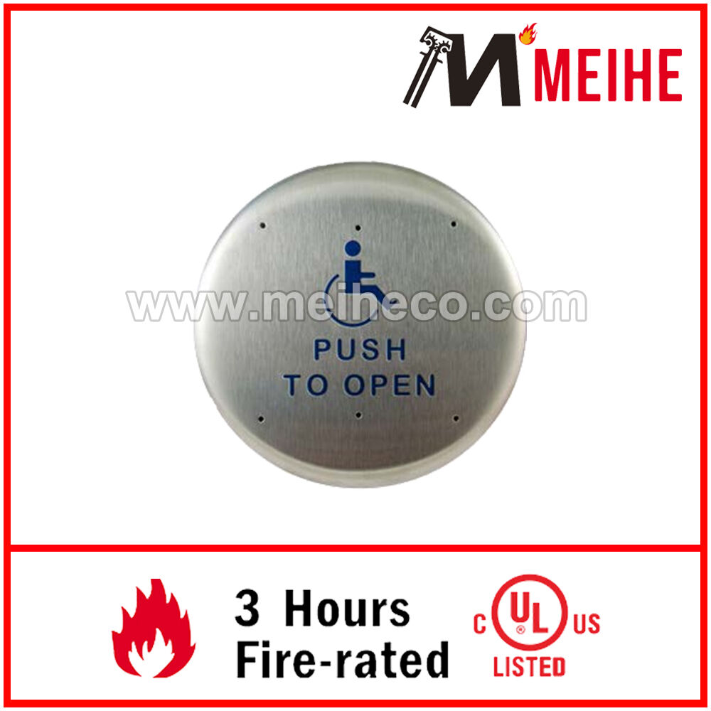 Modern 6-Inch Round Stainless Steel Door Push Plate 10PBR6 Made in China