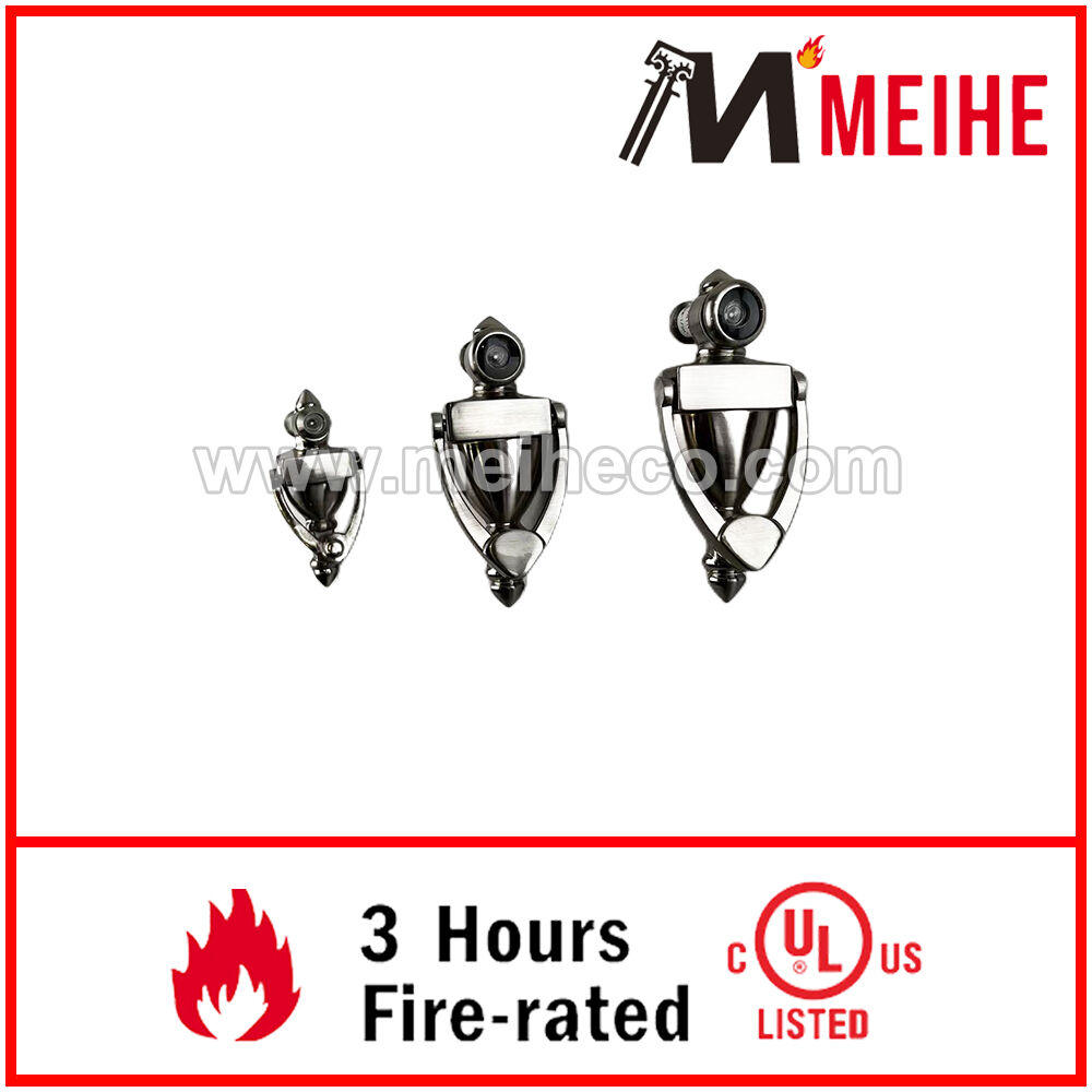 DK001 Industrial Style Cat's Eye Door Knocker Fire-Proof Door Viewer for Wooden Door Security Made of Aluminium and Zinc Alloy