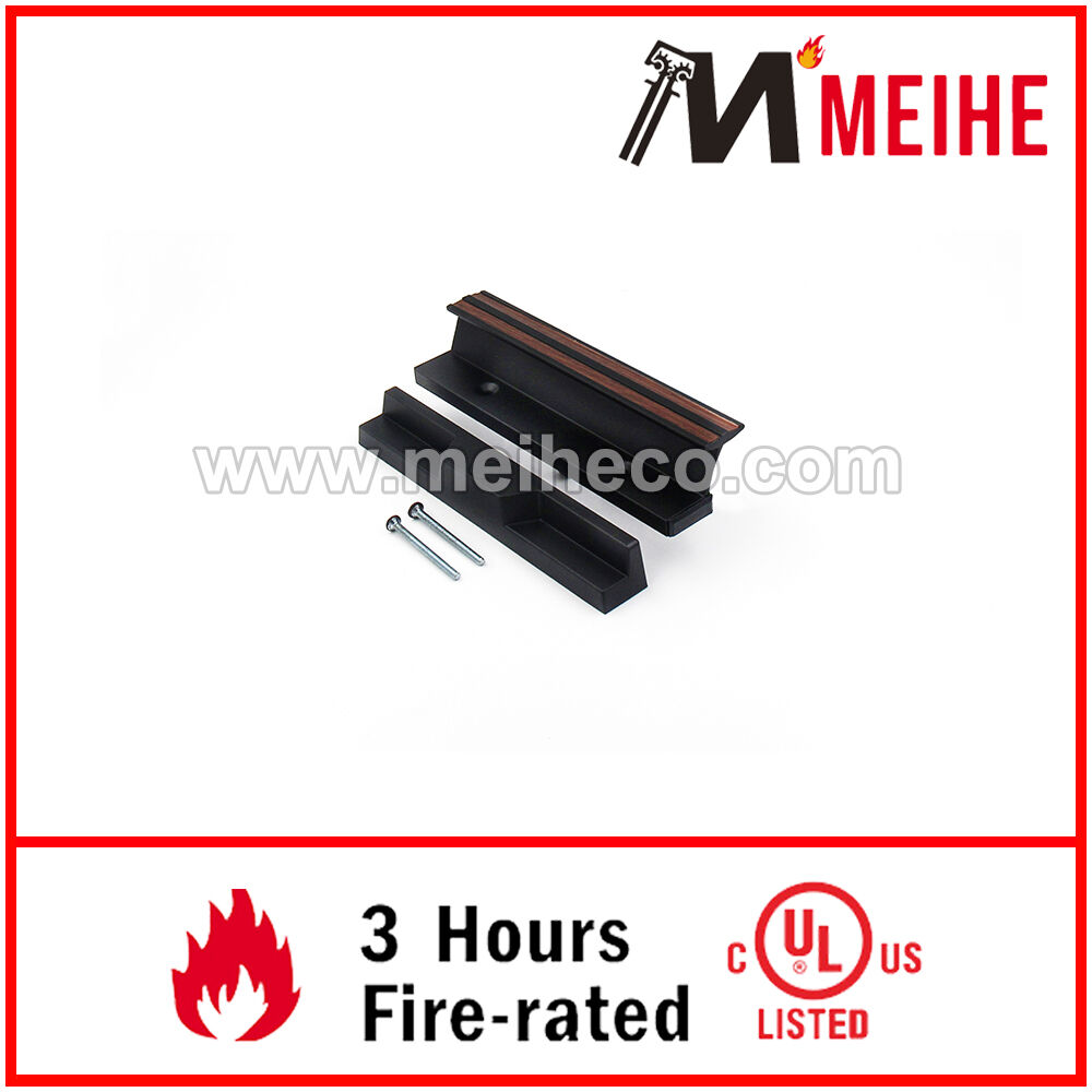 C 1058 Modern Black Extruded Inside and Diecast Outside Patio Door Mortise Style Handle for Hotels