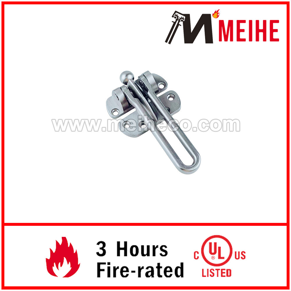 DG001 Popular Industrial Style Stainless Steel Door Defender U Swing Bar Lock Guard for Hinged Swing-In Door Security & Safety