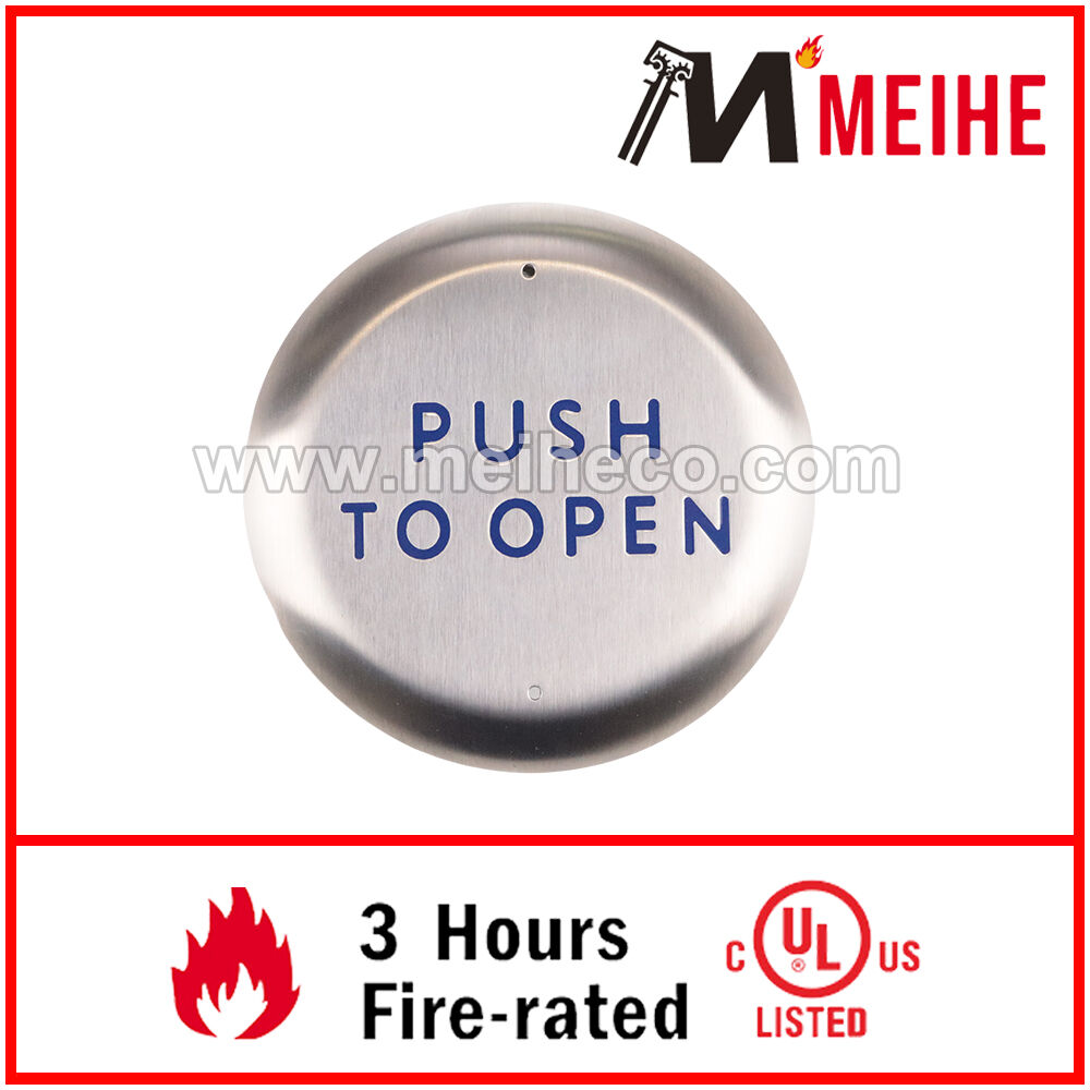 4.5 Inch Round Push Plate Modern Design Stainless Steel Material Made in China Low Price-10PBR45