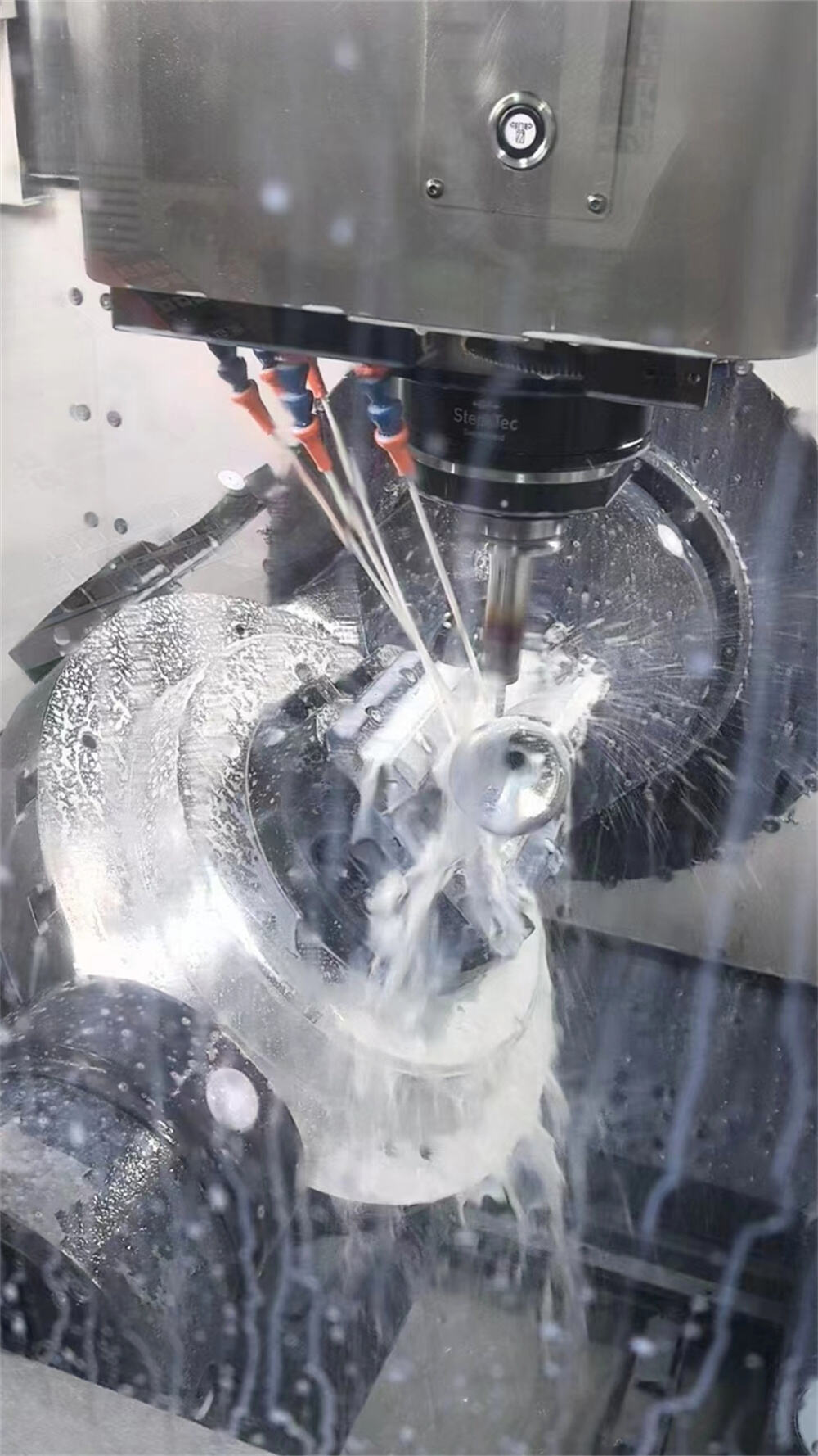 factory 5 axis customized drilling cnc precision machining brass aluminum car turning steel parts cnc machining milling service-1